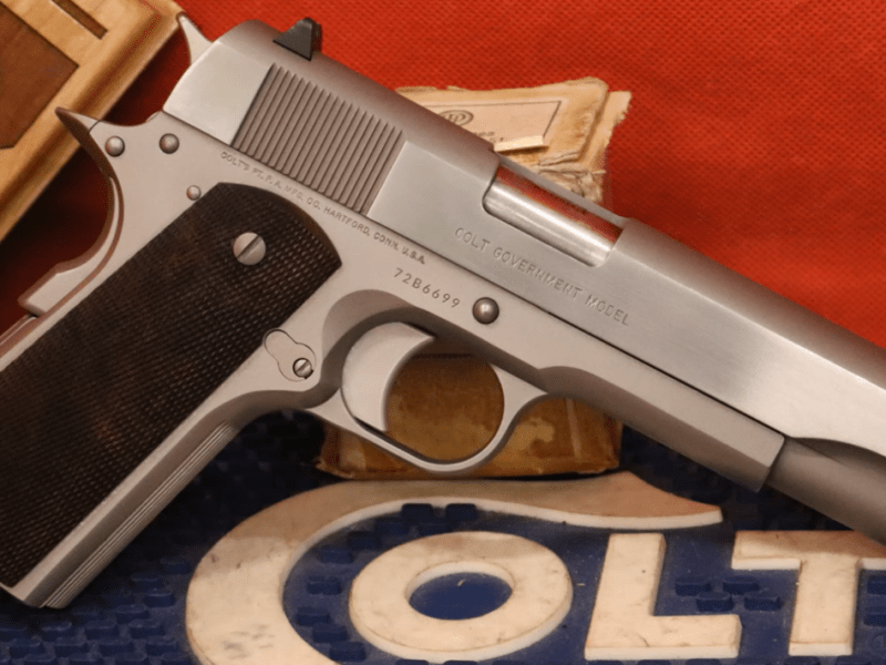 Novak’s – Jim Garthwaite Custom Colt Stainless 70 Series — RETRO 45&nbsp;ACP