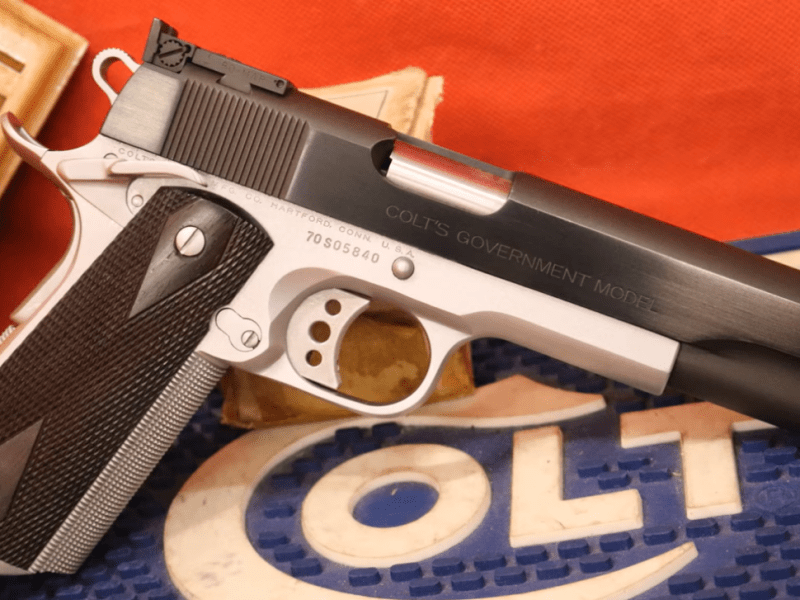 Austin Behlert Custom 1972 Colt 1911 Government — TWO TONE — 38&nbsp;Super
