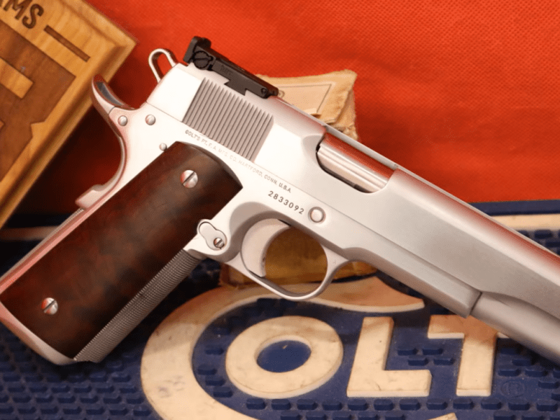 Rob Schauland — Alchemy Custom Weaponry Custom Colt 38 Super — Classic Chrome&nbsp;Singlestack