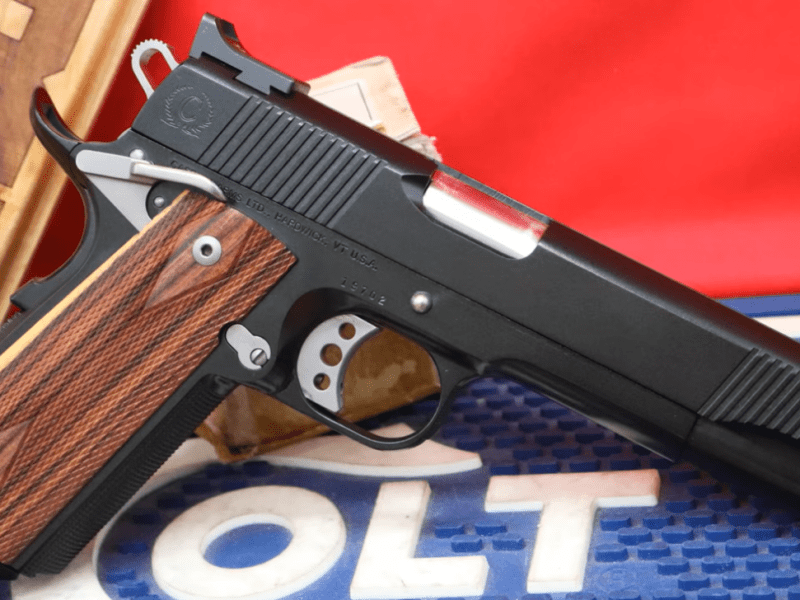 Jim Hoag 1990’s Caspian Full House Custom 1911 — 45 ACP — Robar&nbsp;Finish
