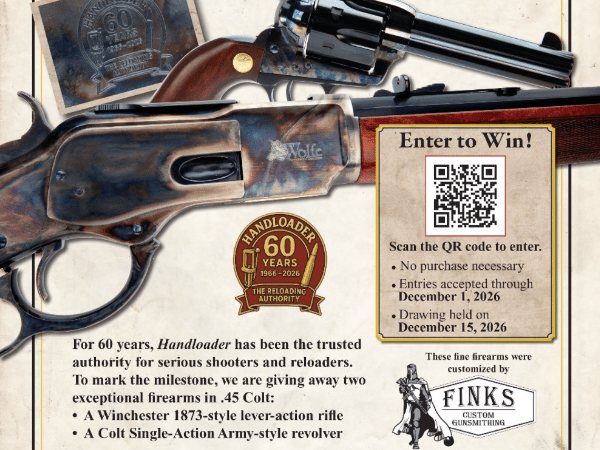 Wolfe Publishing Celebrates 60 Years of Handloader Magazine With One Legendary&nbsp;Giveaway