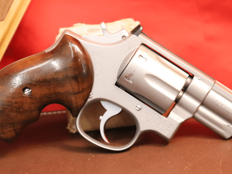 Ted Yost Custom Smith & Wesson Model 66 — Classic 357 Magnum — Spegel&nbsp;Grips