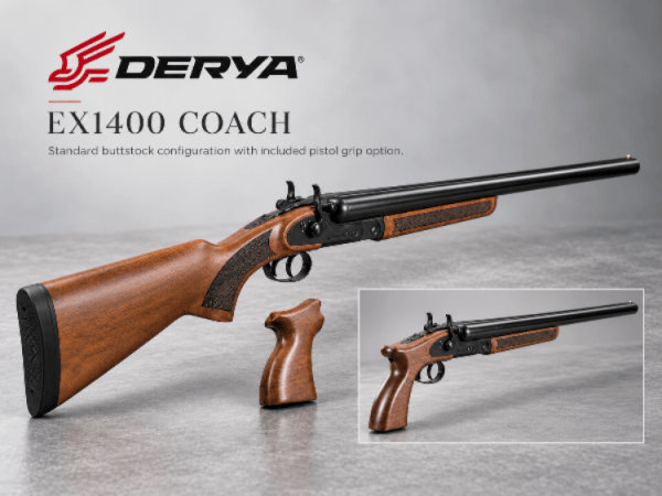 Derya Arms Adds the EX1400 Coach — an 18-Inch Side-by-Side Built for the Job the Name&nbsp;Describes